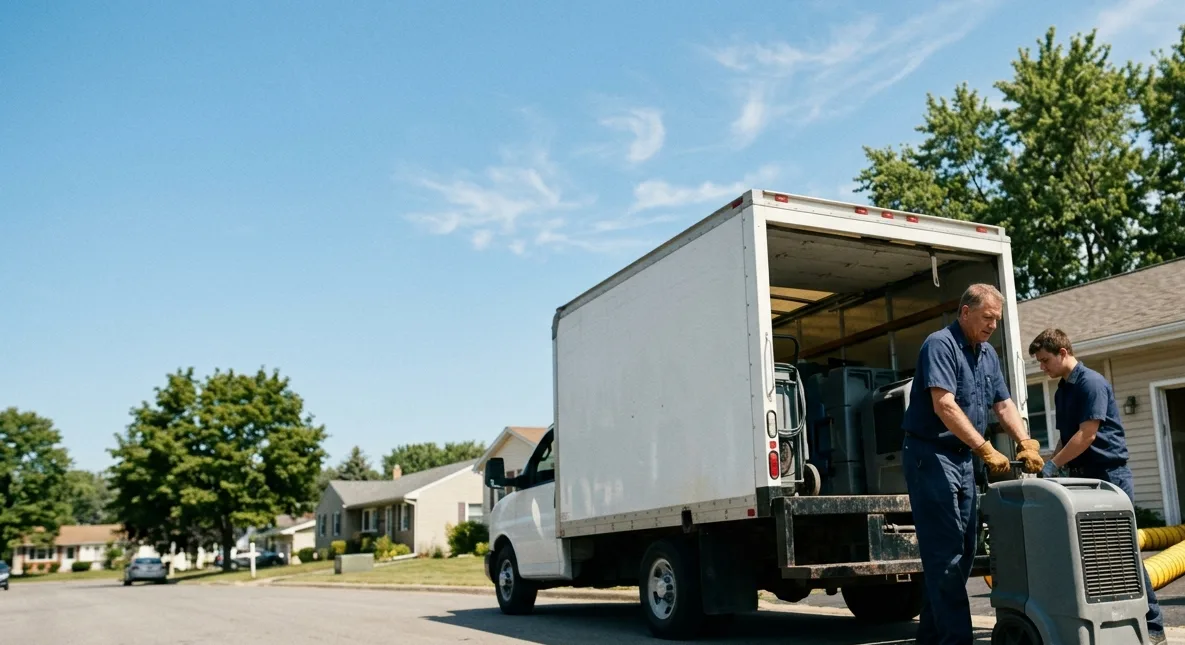 Water Damage Cleanup in West Mansfield, OH near me
